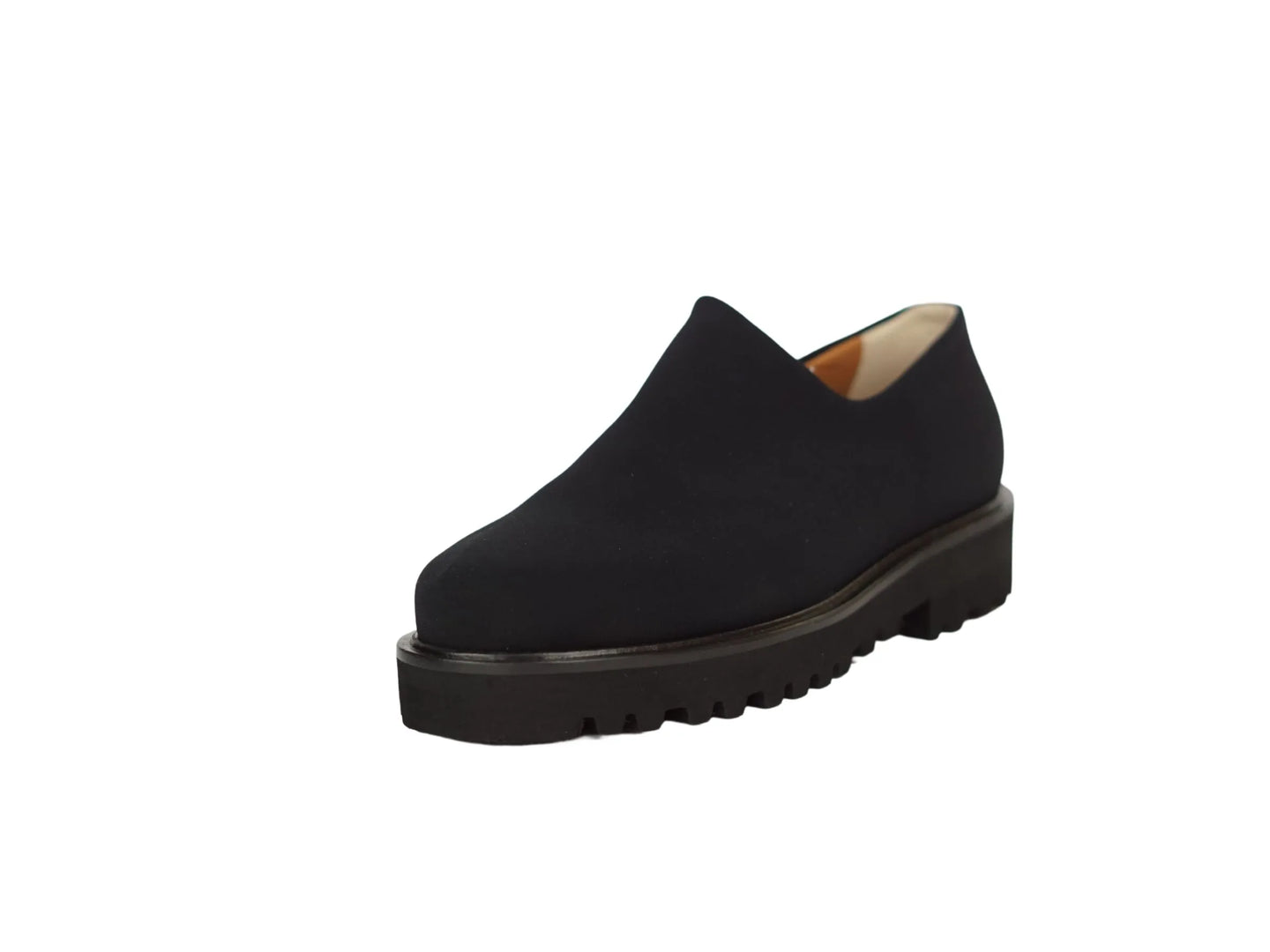 Scarpa lonigro tessuto elasticizzato nera